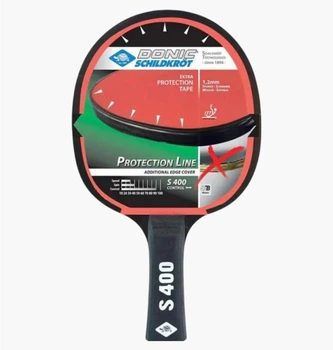 Теннисная ракетка Donic Protection Line 400 Black ONE SIZE Чорний DT1-703055