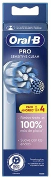 Końcówka do elektrycznej szczoteczki do zębów Oral-B Pro SENSITIVE CLEAN 4 szt