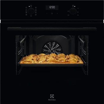 Духова шафа Electrolux електрична, 65 л, а, пара, дисплей, конвекція, телескопічні напрямні, чорний eod5h70bz