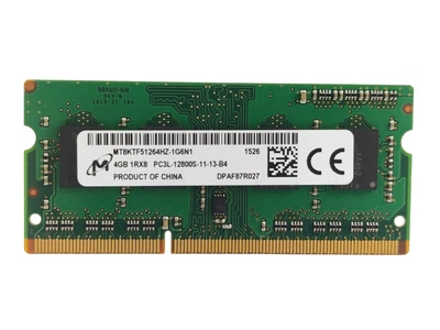 Оперативна пам'ять для ноутбука SODIMM Micron DDR3L 4Gb 1600MHz PC3L-12800S (MT8KTF51264HZ-1G6N1) 15059 Б/У