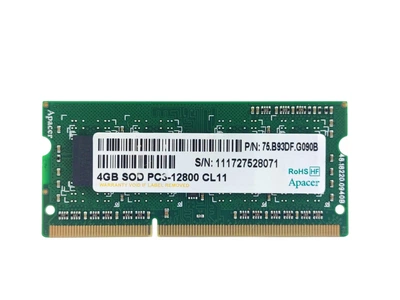 Оперативная память для ноутбука SODIMM Apacer DDR3 4Gb 1600MHz PC3-12800S (75.B93DF.G090B) 14886 Б/У