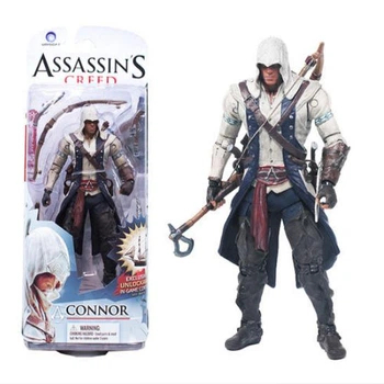 Фигурка игрушка Коннор Connor Kenway Assassin's Creed III — Коллекционная подвижная детализированная action figure героя Коннор Кенуэй по игре Ассасин Крид