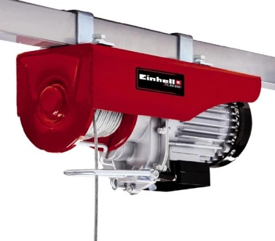 Тельфер электрический Einhell tc-eh 600, 1050Вт, до 600кг, трос 18м, 16.75кг 2255150