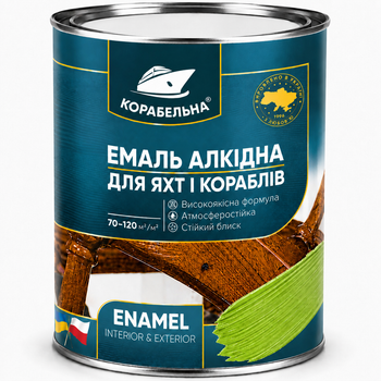 Эмаль алкидная Корабльная ПФ-115 Салатная 2,8кг