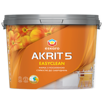 Акриловая матовая Akrit 5 Easyclean 9,5л