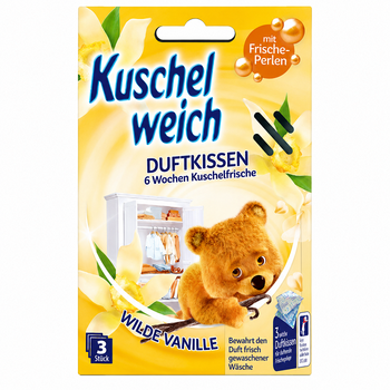 Ароматизатор для шафи Kuschelweich Ваніль саше 3 шт