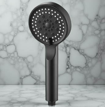 Лейка для душа с держателем и шлангом Shower Set черная для ванной комнаты, 4 режимаНасадка для душа