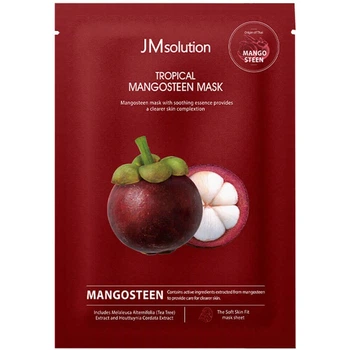 Тканевая маска для лица с экстрактом мангостина JMsolution Tropical Mangosteen Mask 1 шт