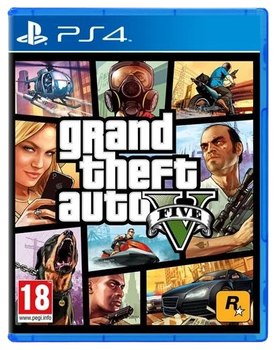 Гра Grand Theft Auto V для PS4 (Blu-ray диск) RU Б/В