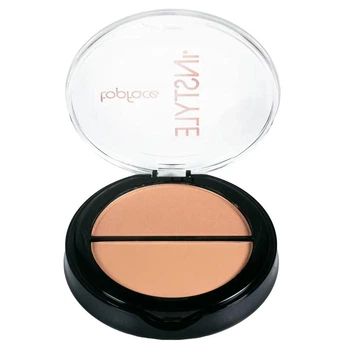 Двойные румяна для лица TopFace Instyle Twin Blush On 003 Персиково-бежевые сатиновые и бежевые матовые 10 г