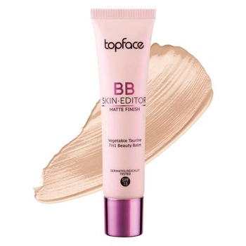 BB-крем для обличчя Topface Skin Editor Matte Finish для макіяжу та догляду шкіри 002 Light Beige Rose Світло-бежевий 30 мл