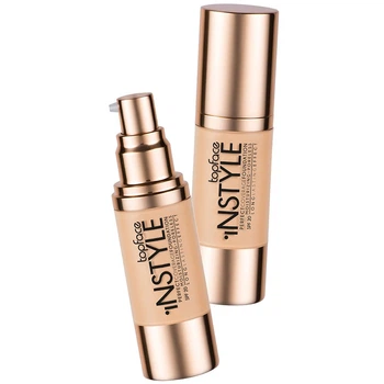 Тональный крем для лица Topface Instyle Perfect Coverage Foundation для стойкого и плотного тона кожи 003 Beige Rose Розово-бежевый 30 мл