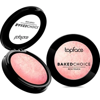 Запеченный хайлайтер для лица Topface Baked Choice Rich Touch 003 Cotton Candy Розовый 6 г