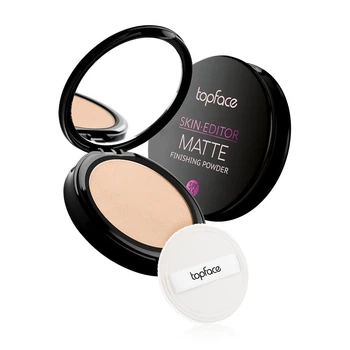Пудра для лица TopFace Skin Editor Matte Finishing Powder для ровного тона кожи 005 Dark Beige Темно-бежевый 10 г