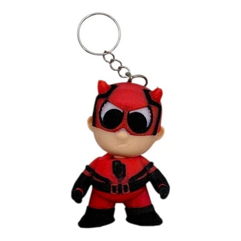 3D Брелок HERO DAREDEVIL Marvel красный брелок для ключей стильный подарок для фанатов