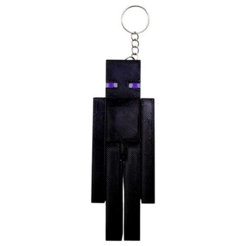 Брелок 3D фигурка Minecraft Эндермен сувенирная подвеска для ключей или рюкзака пластиковый аксессуар Майнкрафт игровой мерч для фанатов