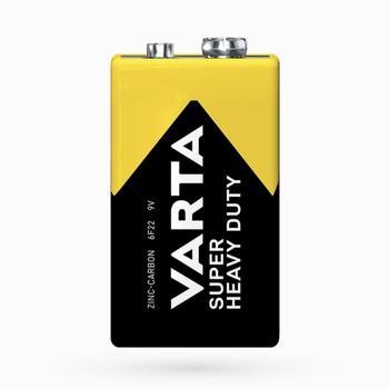 Батарейка VARTA SUPERLIFE 6F22 (Крона ТЕХНИЧЕСКИЙ) ZINC-CARBON