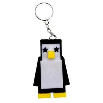 3D Брелок ROBLOX Пінгвін Батл для ключів та рюкзака стильний брелок з 3D печаті
