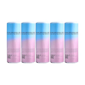Мешки для мусора Petkit Trash Bag (P9901C), 550×300 мм, 0,2 кг, голубой с розовым (DL_269E74155F58)