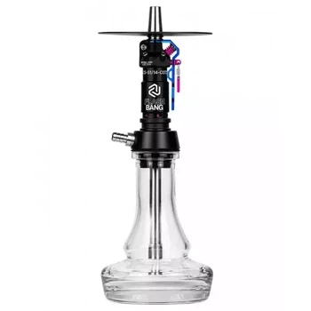 Кальян Amotion Bang Azure Hookah, 40 см — компактная модель с современной системой продувки