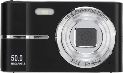 Цифровой фотоаппарат Akozon FHD 1080P 50MP, 16X Zoom (Черный)