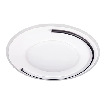 Потолочная декоративная светодиодная LED люстра 60 W Черная (26187)