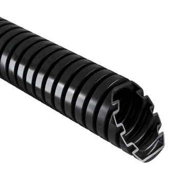 Труба гофрована ПВХ легка d32/24,3mm з протяжкою чорний Kopos (25м) (1432_F25D)