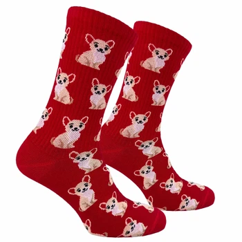 Шкарпетки Premier Socks "Чихуахуа”, прикольні шкарпетки з песиками, унісекс, розм. 40-42