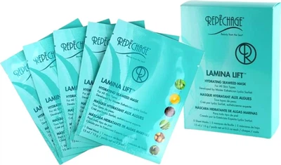 Maska do twarzy Repechage Hydra Blue Lamina Lift nawilżająca z algami morskimi 5 x 15 ml (675765040549)