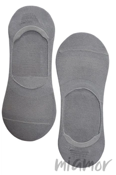 Следы мужские бамбуковые с сеткой InSecret AJ097 Bamboo (2 пары) 41-45 Серый
