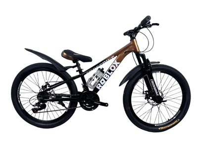 Велосипед CrossBike Roblox 24" 11" Бронзовий-Чорний