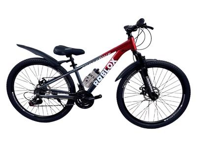 Велосипед CrossBike Roblox 26" 13" Червоний-Сірий