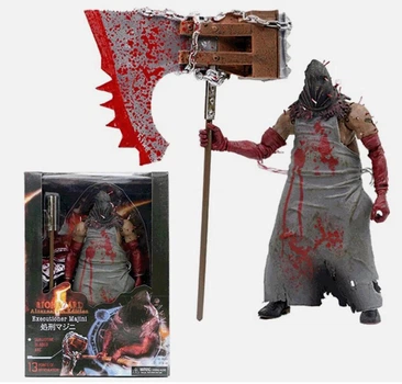 Коллекционная экшен-фигурка Кат Маджини обитель зла Executioner Majini Biohazard Resident Evil с топором Horror movie, 18 см