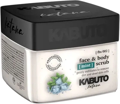 Скраб для лица и тела Kabuto Katana Face&body Scrub Mint 240 мл (8685077950933)