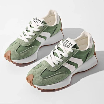 Женские кроссовки STAY REAL, повседневная обувь, кеды ЗЕЛЕНОГО цвета, размер 36, код 00-0966