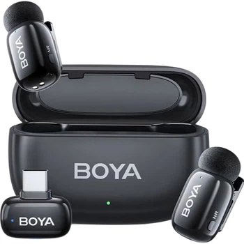 Микрофонная радиосистема Boya Mini 2-02 USB-C Black [168368]