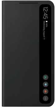 Чехол-книжка S-View Clear View Flip Cover Smart для Samsung Galaxy S21 FE (G990) Чорний