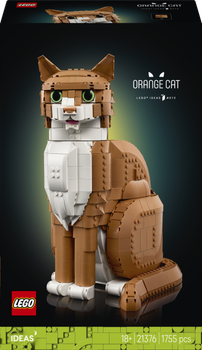 Zestaw klocków LEGO Ideas Rudy kot 1755 elementów (21376)