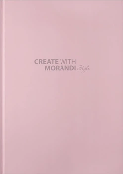 Книга канцелярская Buromax Morandi Style A4 в клетку 96 листов твердая обложка пудровая (BM.2400-457i)