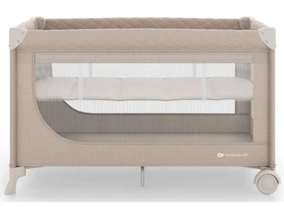 Кровать-манеж Leody Up, Kinderkraft (Beige), 00-00305403 (KCLEODUPBEG0000)