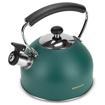 Чайник Ofenbach NB-100326 2.2 л из нержавеющей стали со свистком для индукции и газа