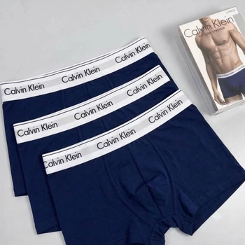 Набор трусов-боксеров Calvin Klein Underwear 3 шт XL темно-синий