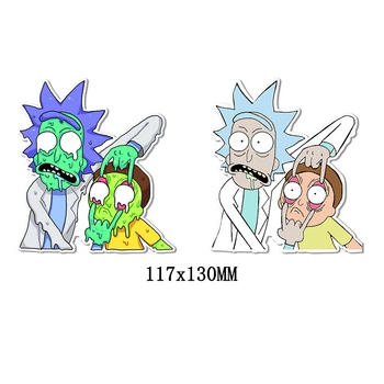 Голографическая наклейка Рик и Морти Rick and Morty 2931586469