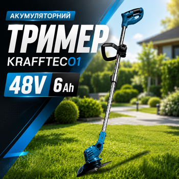 Аккумуляторный триммер Krafftec 01 48V 6Ah