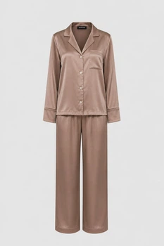 Жіноча шовкова піжама BOBRAND "Salted Сaramel" - 2XL