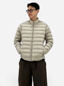 Куртка демісезонна чоловіча Uniqlo Pufftech 700603669 M Бежева (1159860586)