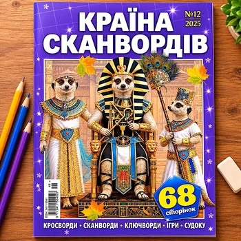 Кроссворды Страна Сканвордов рус. язык №12/2025