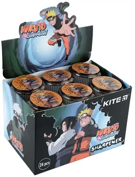 Набор точилок для карандашей Kite Naruto Shippuden с контейнером Серые 24 шт (NR23-117)