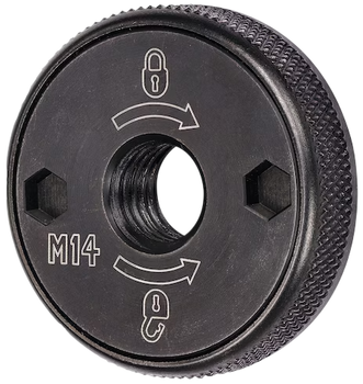 Гайка швидкозатискна DeWalt M14 для кутової шліфувальної машини DT3559 (5035048543795)