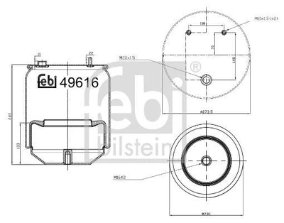 Подушка амортизуюча Febi 49616